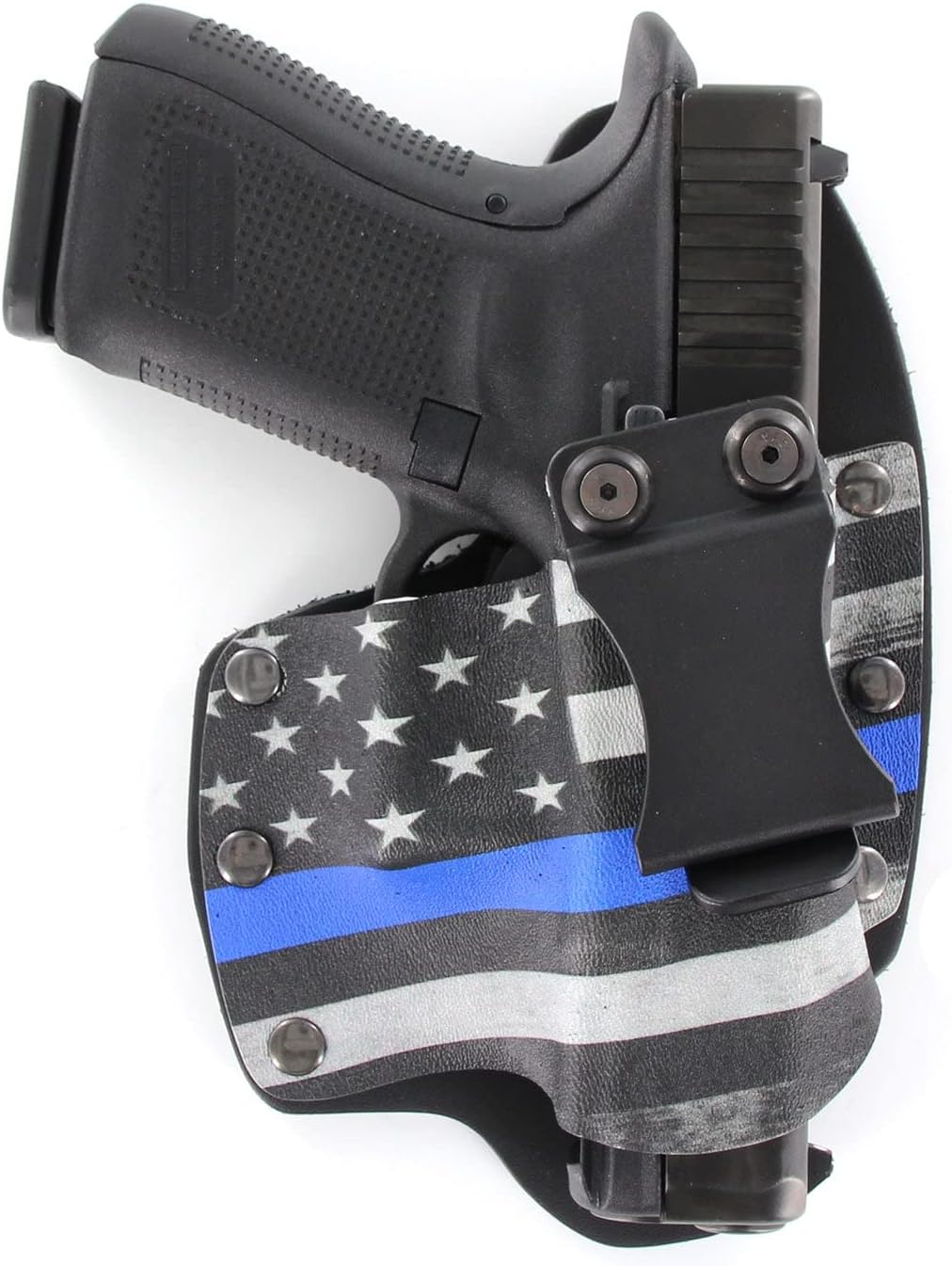 Thin Blue Line IWB Hybrid Concealed Carry Holsters for More Than 200 Different Handguns. Left & Right Versions Available.