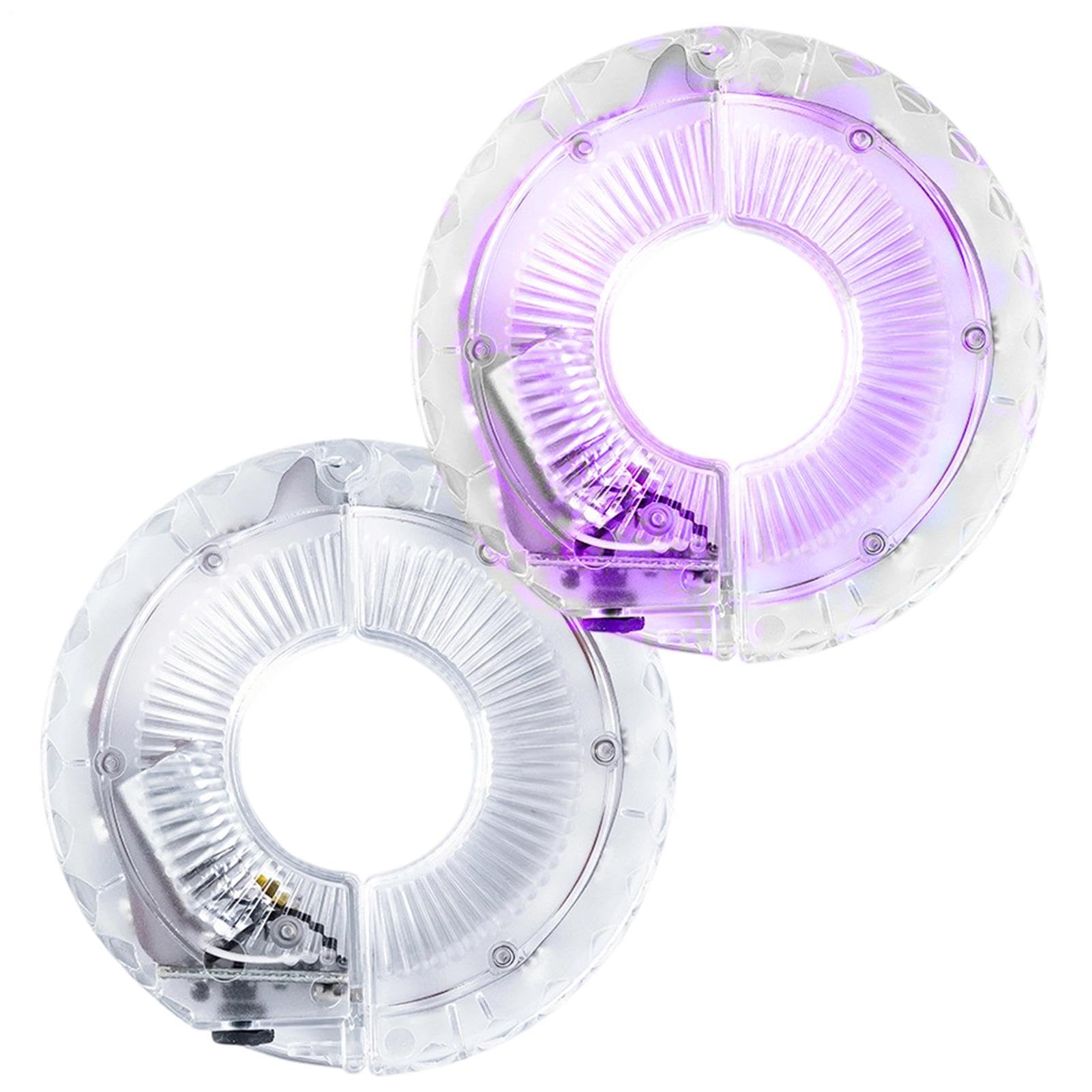 Lumières de roue à rayons : lampe rechargeable en ABS étanche haute performance - 8