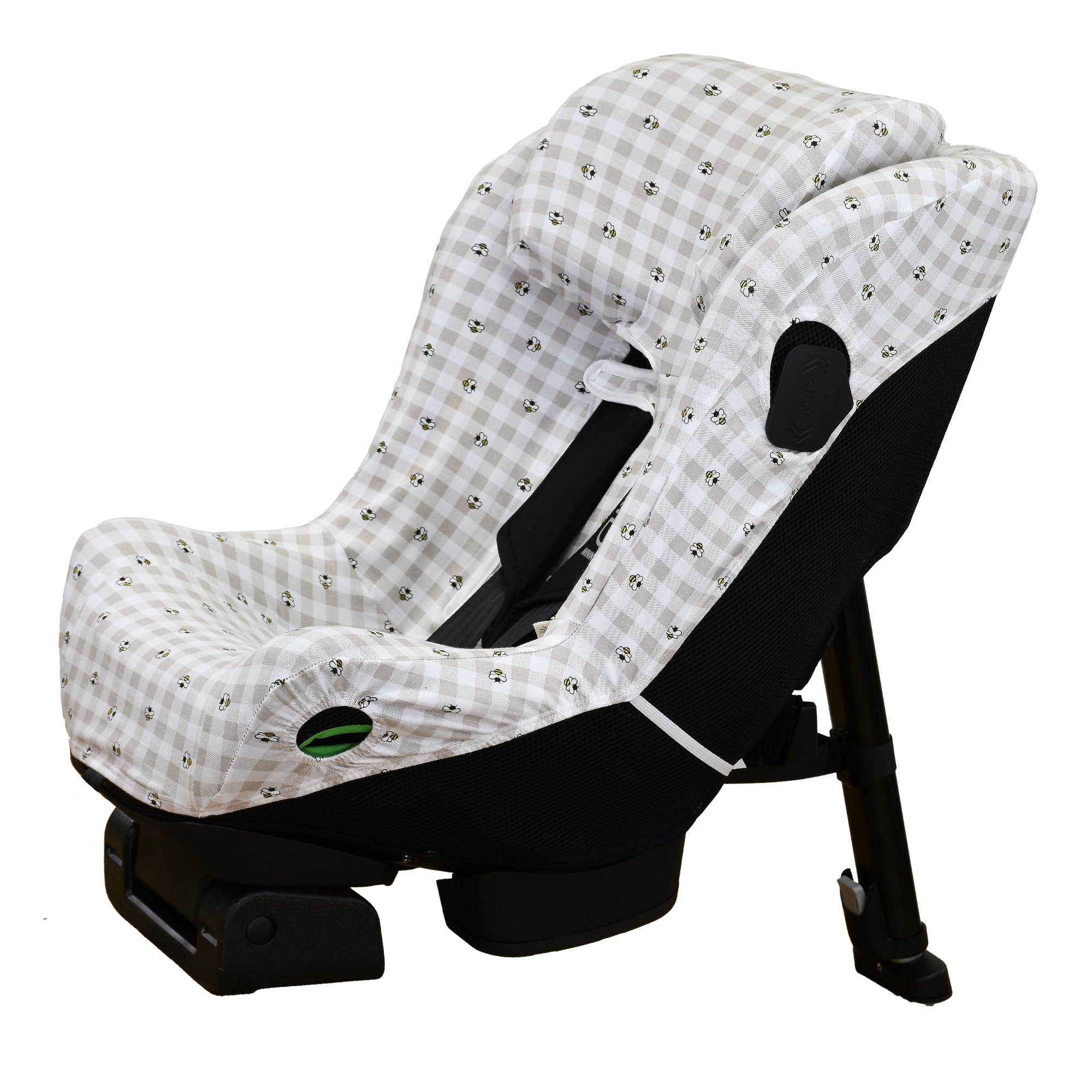 JYOKO Funda para Silla Compatible con Axkid Minikid 4, 4 Pro, Minikid MAX, Movekid y Move en Algodón Orgánico Suave y Transpirable para máximo Confort de tu bebé (Picnic Vichy)