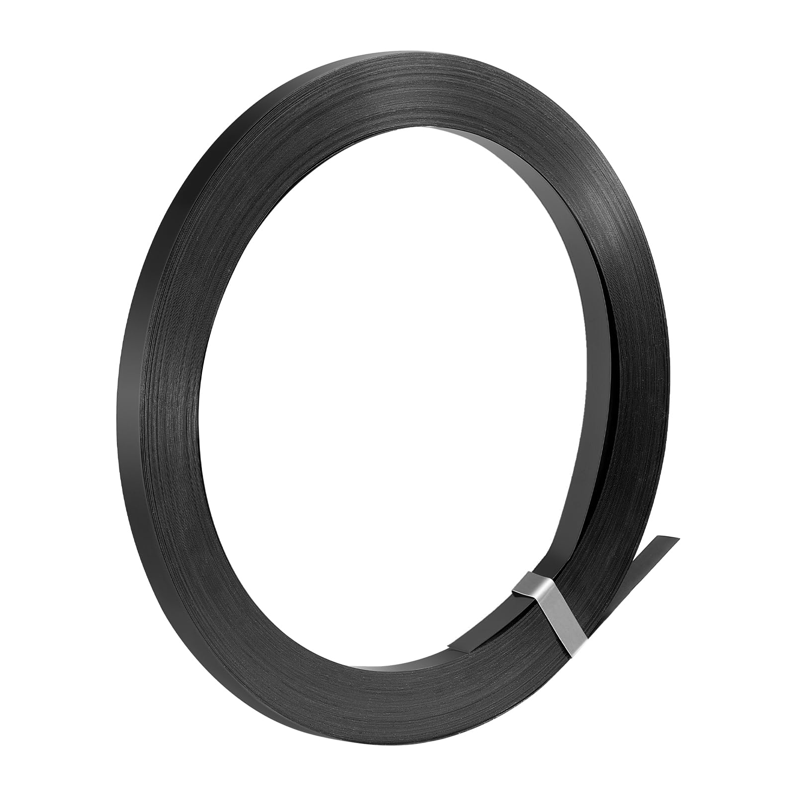 VEVOR Bobina di Reggetta in Acciaio, 19 mm x 0,55 mm x 91 m, Rotolo di Reggia in Metallo Resistente ad Ambienti Difficili, Resistenza alla Rottura di 775,6 kg, per Pallet per Imballaggio su Pallet