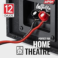 Vista 2 de Install Link Cable de altavoz de calibre 12 AWG (100 pies) para estéreo, coche o cine en casa, CCA