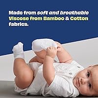 Vista 5 de Calcetines de pulpo de viscosa de bambú 0-6 meses, 6-12 meses, 12-24 meses y 2T-3T Calcetines que se quedan puestos