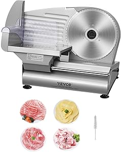VEVOR Meat Slicer, 7.5 In. Electric 180W ... - The Home Depot