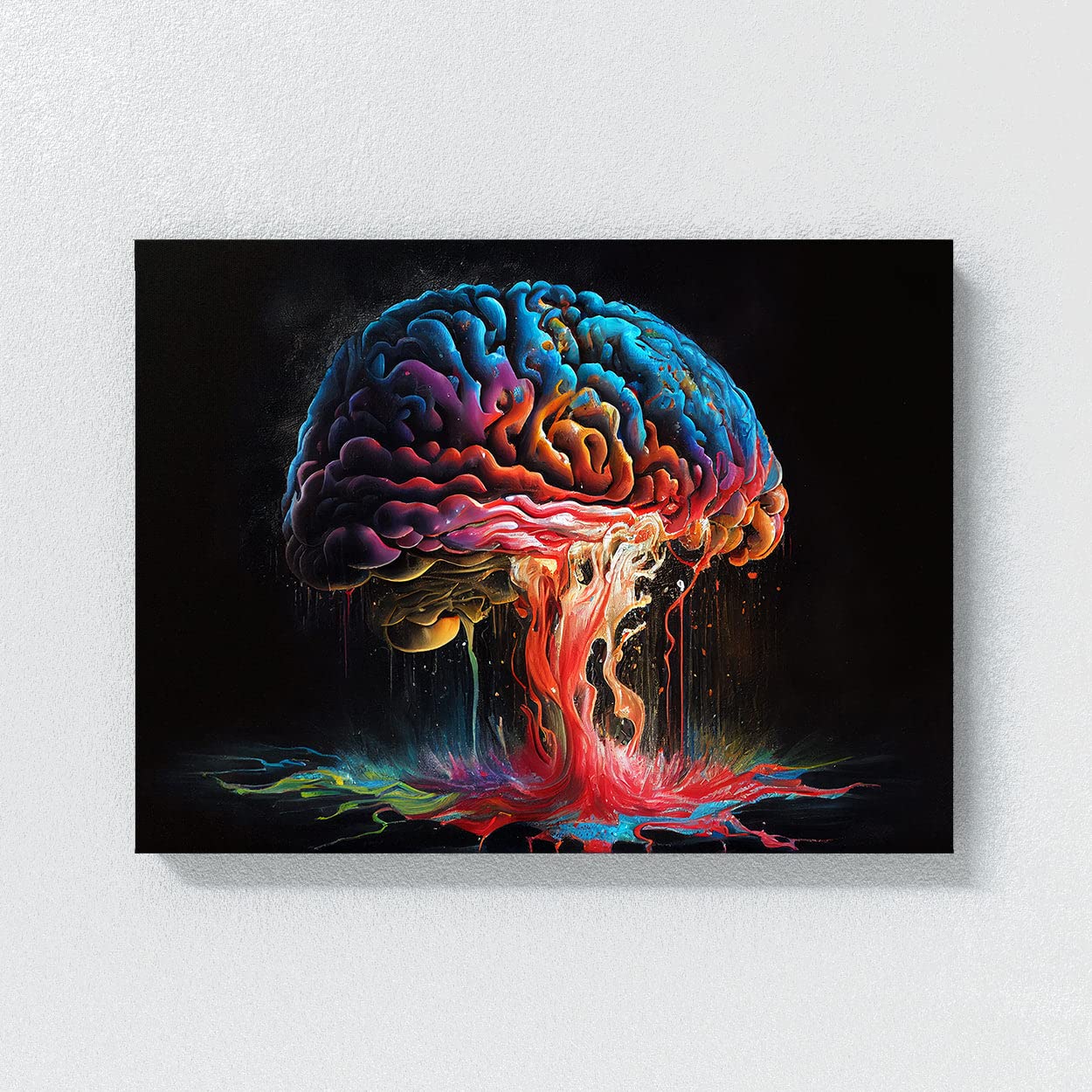 Amazon.com: Sense Canvas Brain 8 Canvas Art - Home Decor Wall Art