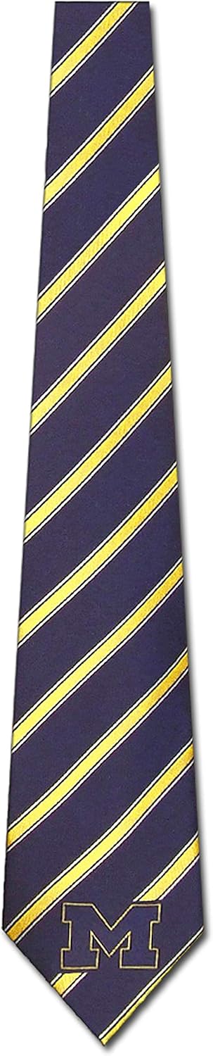 Eagles Wings Michigan Ties Mens College Wolverines Sports Necktie - Image 2