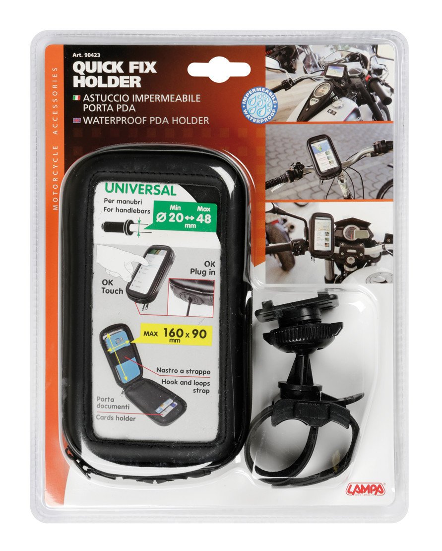 LAMPA 90423 Supporto per telefono da moto