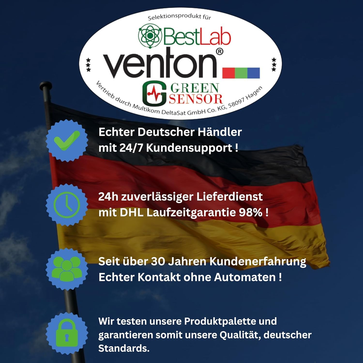 VENTON Destilliertes Wasser, 25 Liter (5 x 5 Liter), Geeignet für Batterien, Aquarien, Bügeleisen & Pflanzen, Aquarien- und Teichwasseraufbereitung (Chemica)