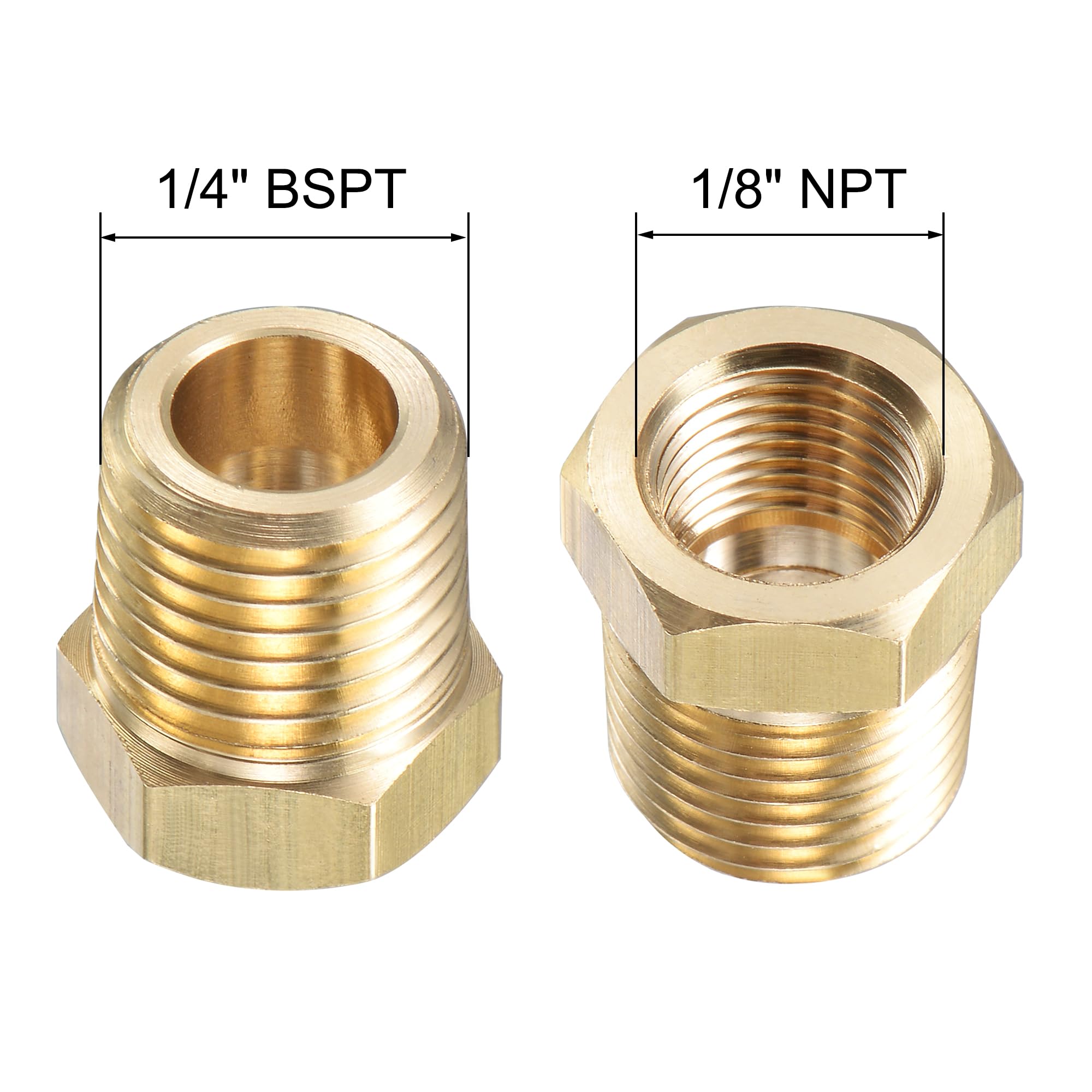 Dicsa Nippel 1/8 BSP x 1/8 NPT RVS - 8432770900334 | Vorm koppeling