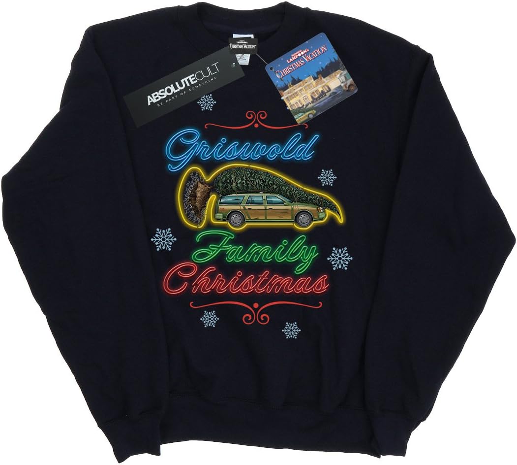 National Lampoon's Christmas Vacation Boys Griswold Family Christmas Sweatshirt 12-13 Years Navy Blue