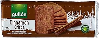 Gullon Cinnamon Crisps Tea Biscuit Sprinkled With Sugar 235g (Imported)