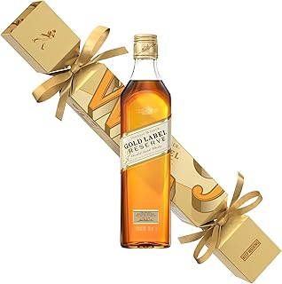 Johnnie Walker Gold Label Reserve | Blended Scotch Whisky | 40% vol | 20cl | Scottish Whisky Packed in a Festive Cracker Gift Box | Neat or in Drinks | Perfect for a Gift Set