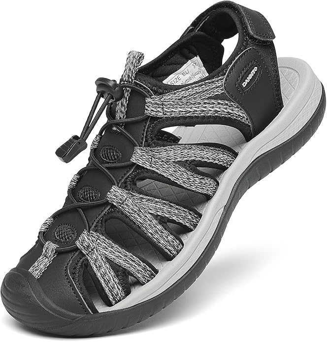 Csgkag Wandelsandalen voor heren, leren wandelschoenen, ademende