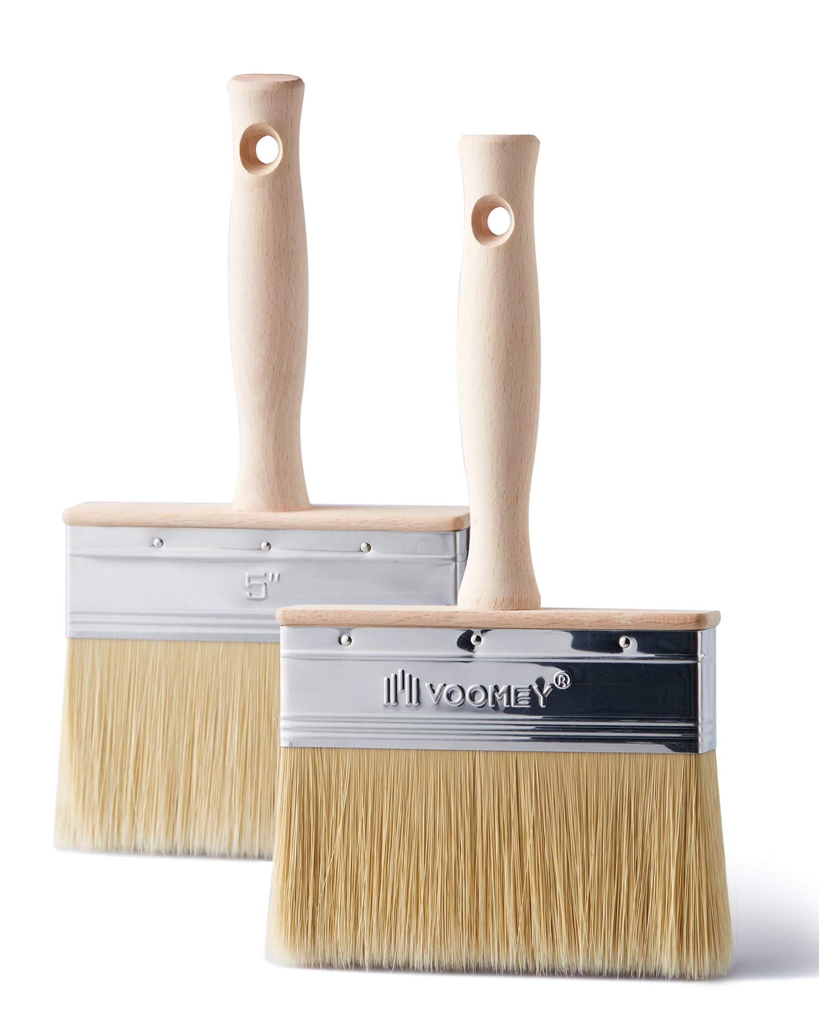 Voomey 5in Deck Stain Brush Applicator Wide Block Limewash &amp; Decking