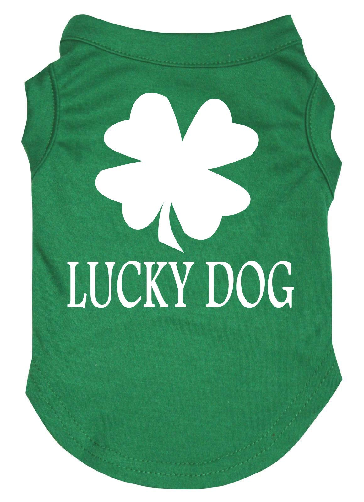 Chemise pour chien verte Clover Lucky Dog M pour protéger sa peau