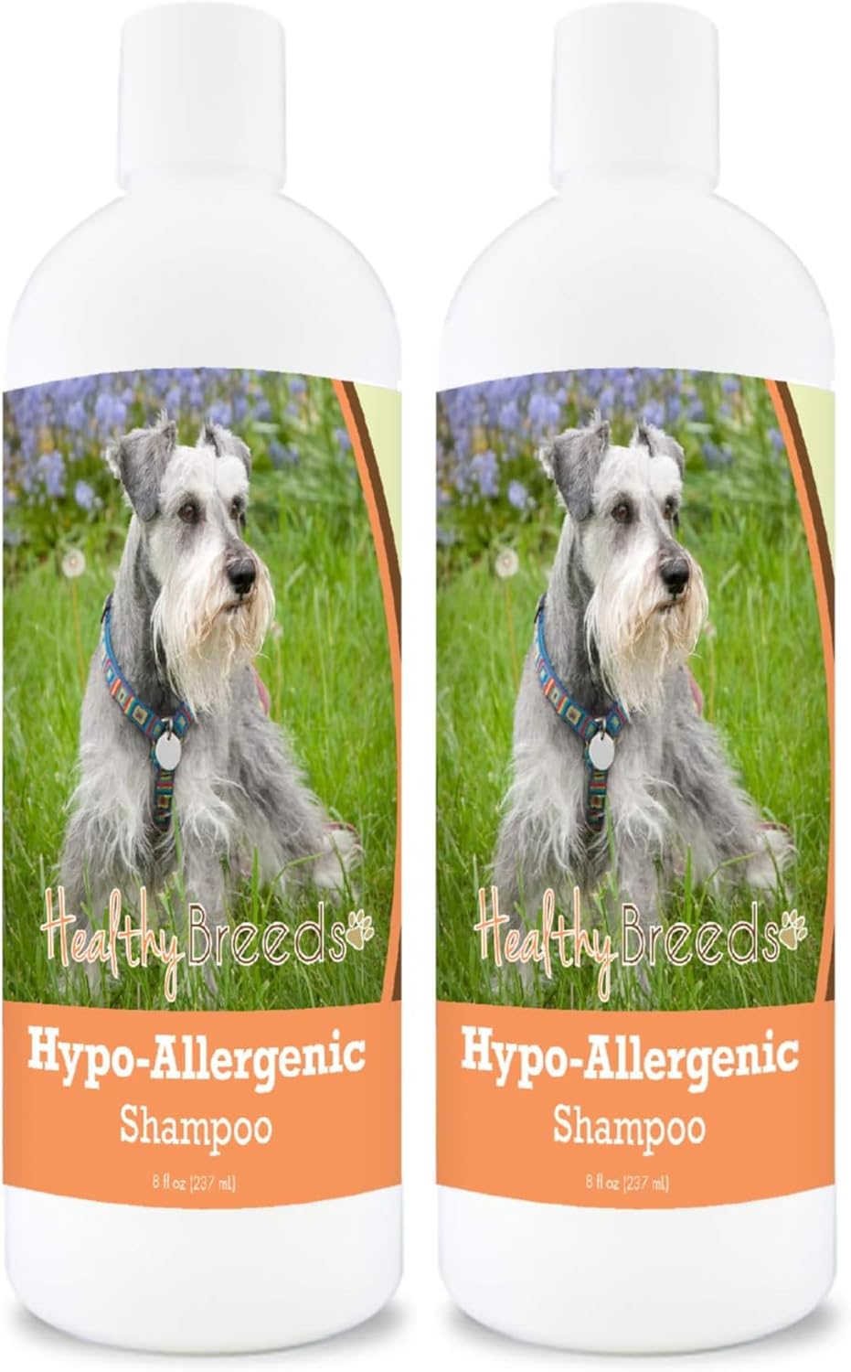 Healthy Breeds Miniature Schnauzer Hypo-Allergenic Shampoo 8 oz (Pack of 2)