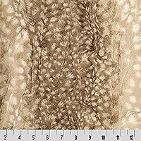 Vista 8 de Shannon Minky Luxe Cuddle Fawn Silver, Tela por yarda