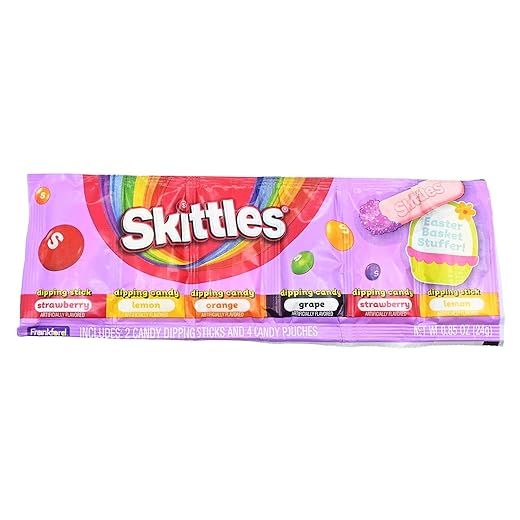 Frankford Easter Skittles Dig N Dips Strip, 0.85oz