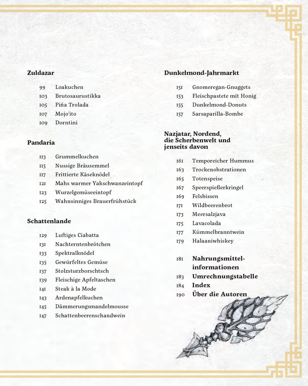 World of Warcraft: Neue Genüsse aus Azeroth - Das offizielle Kochbuch