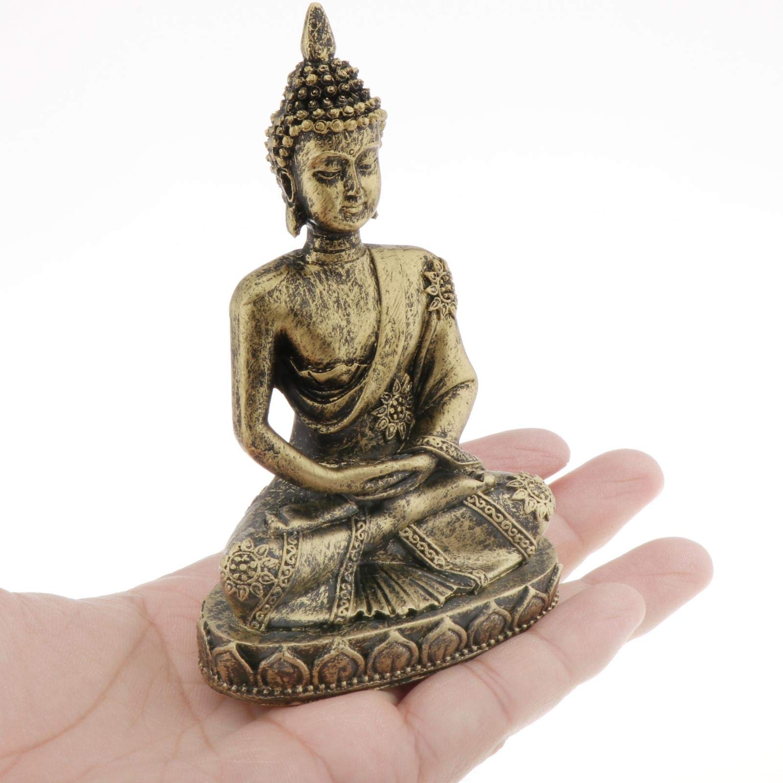 Amazon.com: 4 inch Small Sitting Buddha Statue Figurine Figures
