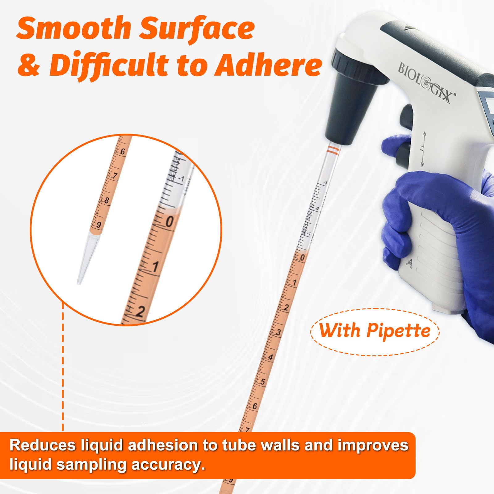 400 pipette sierologiche da 10 ml, in polistirolo, pipette sierologiche, sterili, trasparenti, confezione indipendente