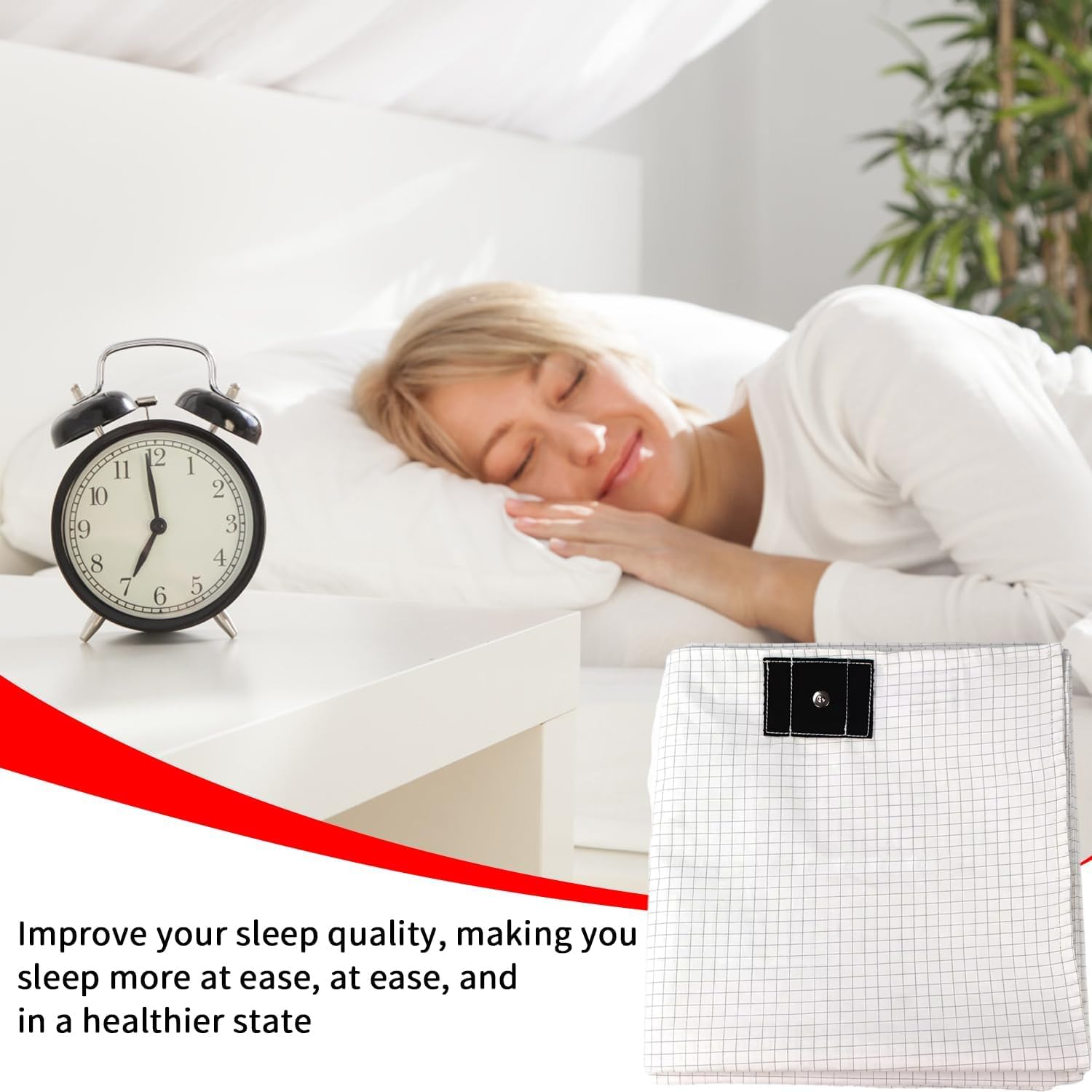 Lenzuola Con Angoli In Fibra D'argento Al 10%, Copriletto E - Foto 4