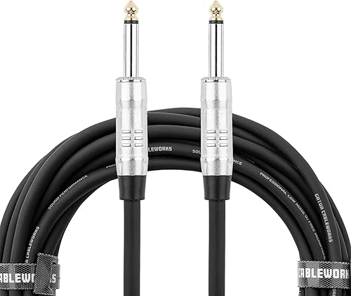 Por Gator Cases Backline Series Cable de altavoz TS estándar de 10 pies (GCWB-SPK-10)