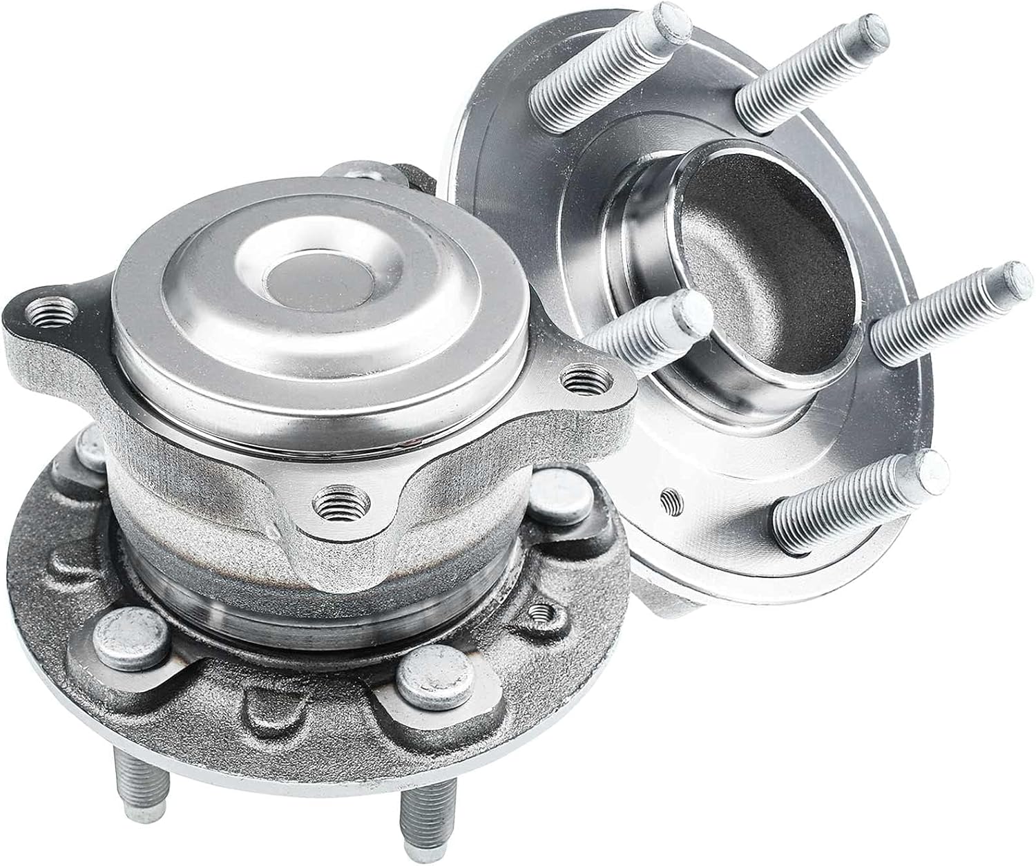 A-Premium 2 x Rear Wheel Bearing and Hub Assembly with 5-Lug Compatible with Chevrolet Cruze 2016-2019, Volt 2016-2019