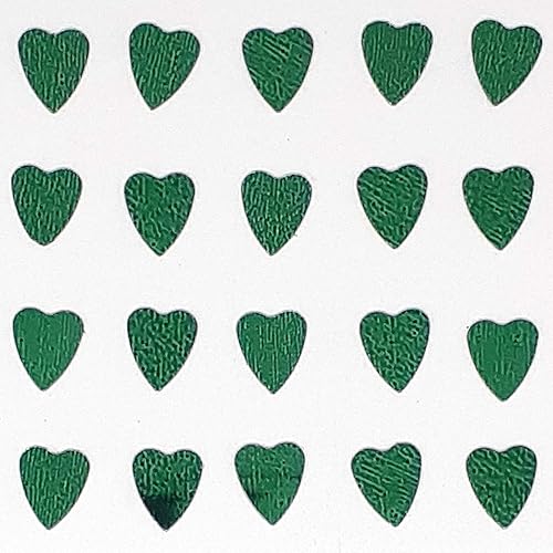 Miniatura 3 de Confeti Corazón 14" Green Hunter - Paquete al por menor #8533 QS0