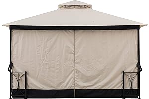 Elegant Sunjoy Replacement Curtain for 11x13 Belcourt Gazebo