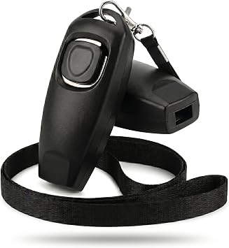 2 Pcs Dog Clicker Whistle for Training, 2 in 1 Training Tool