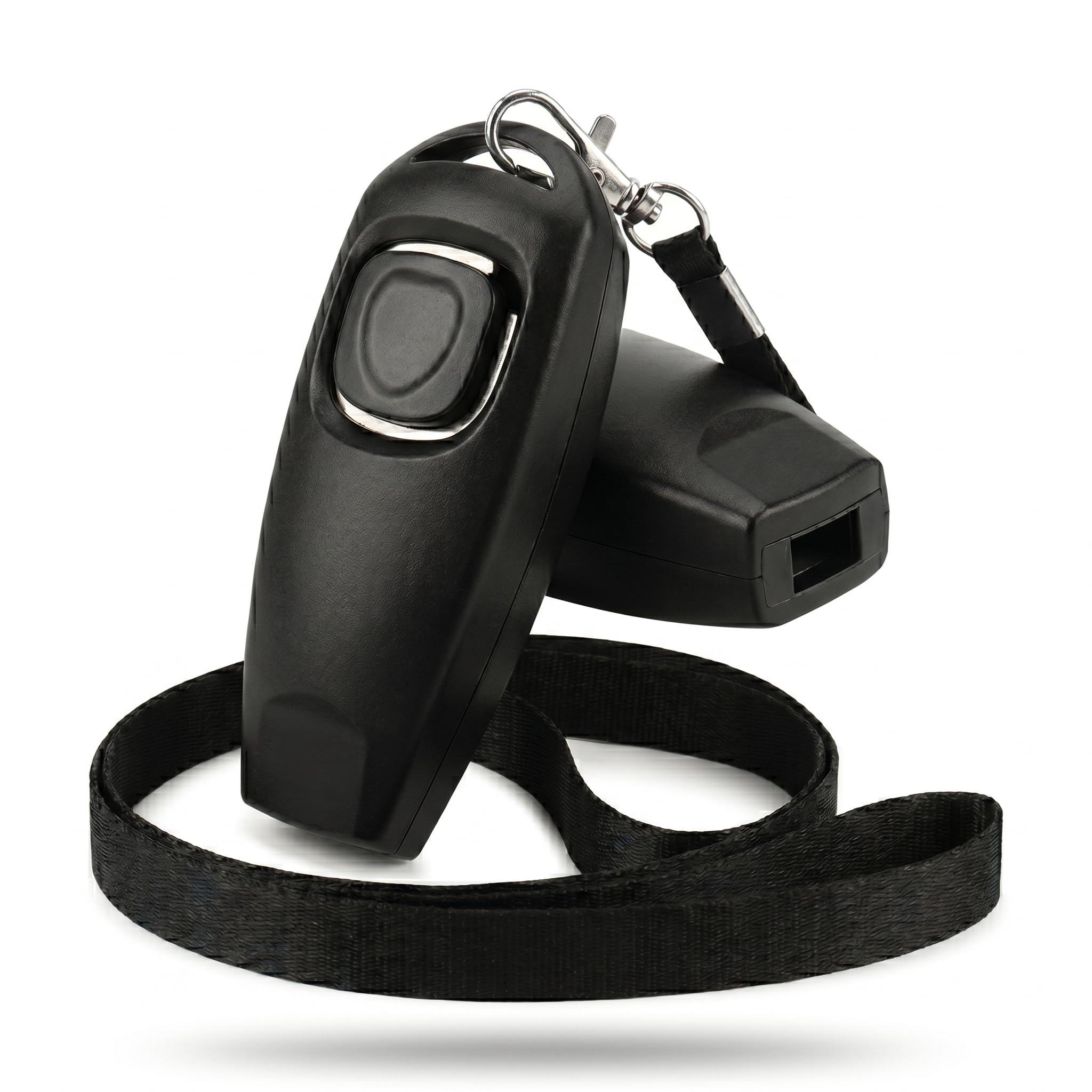 ZhuPu 2 Pcs Dog Clicker Whistle, Pet Obedience Supply, Pet Behaviour Aid, 2 in 1 Training Tool, for Puppy Obedience