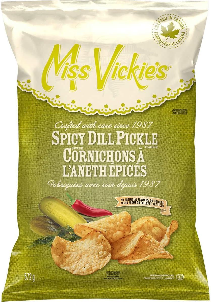 Miss Vickie's Kettle Cooked Spicy Dill Pickle Potato Chips