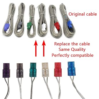 dav Set of 6 Speaker Wire Cord Cable Kit for Sony Speakers hbd
