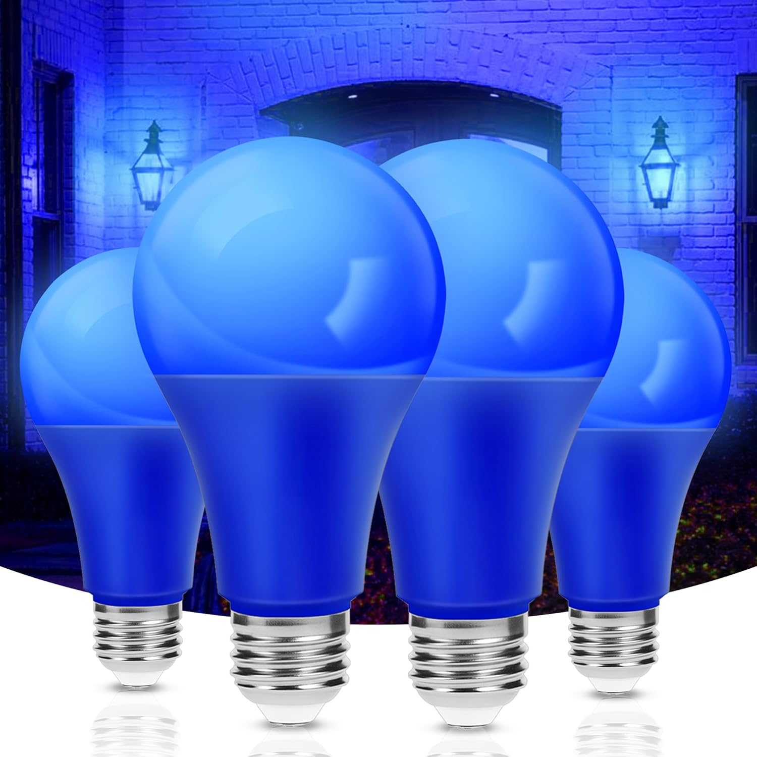 Blue LED Light Bulbs, 13W Colored Light Bulbs for Home