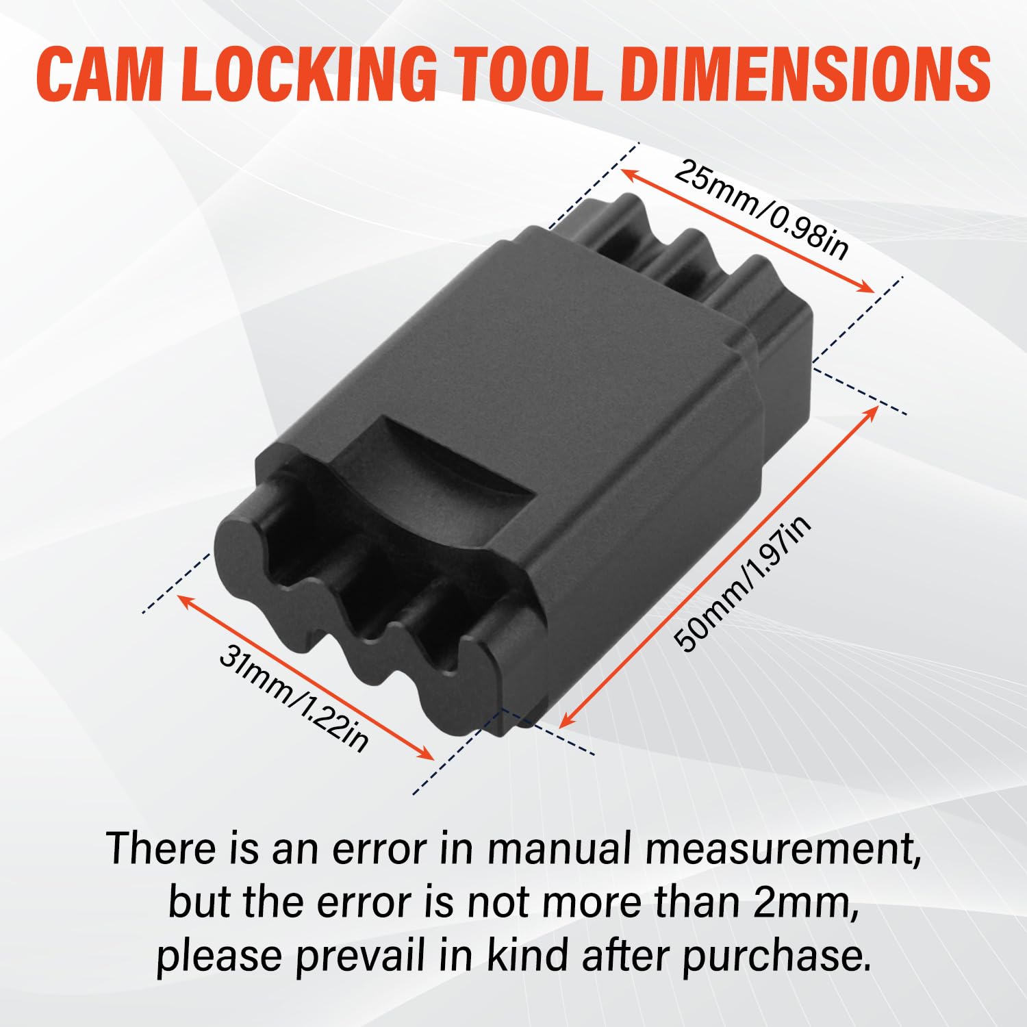 TXRXIZ Double-Headed Cam Locking Tool Upgrade Twin Sprocket Locking Tool Compatible with Harley 1999-2006 Dyna 2017-2024 M8 Milwaukee 8 Motors and 1999-2017 Harley Twin Cam models