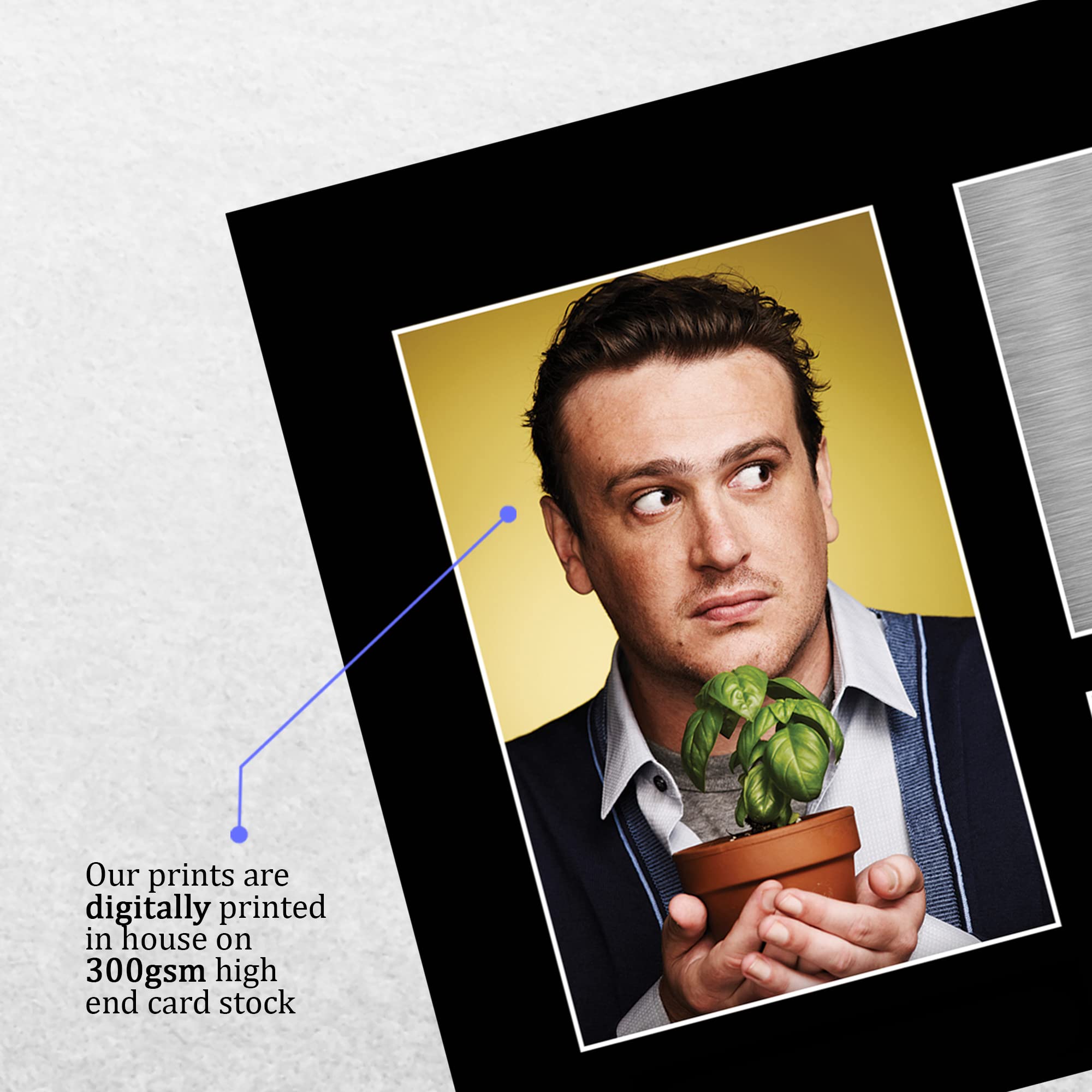 Foto Autografa Jason Segel How I Met Your Mother - Stampata A4, Display Nero, Idea Regalo - 4