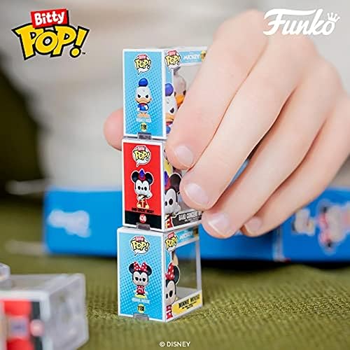 Miniatura 12 de Funko Bitty POP! Disney - Mickey, paquete de 4 – Mickey Mouse, Minnie Mouse (vestido rosa), Plutón y un misterio sorpresa – 0.9 pulgadas (0.9 in)