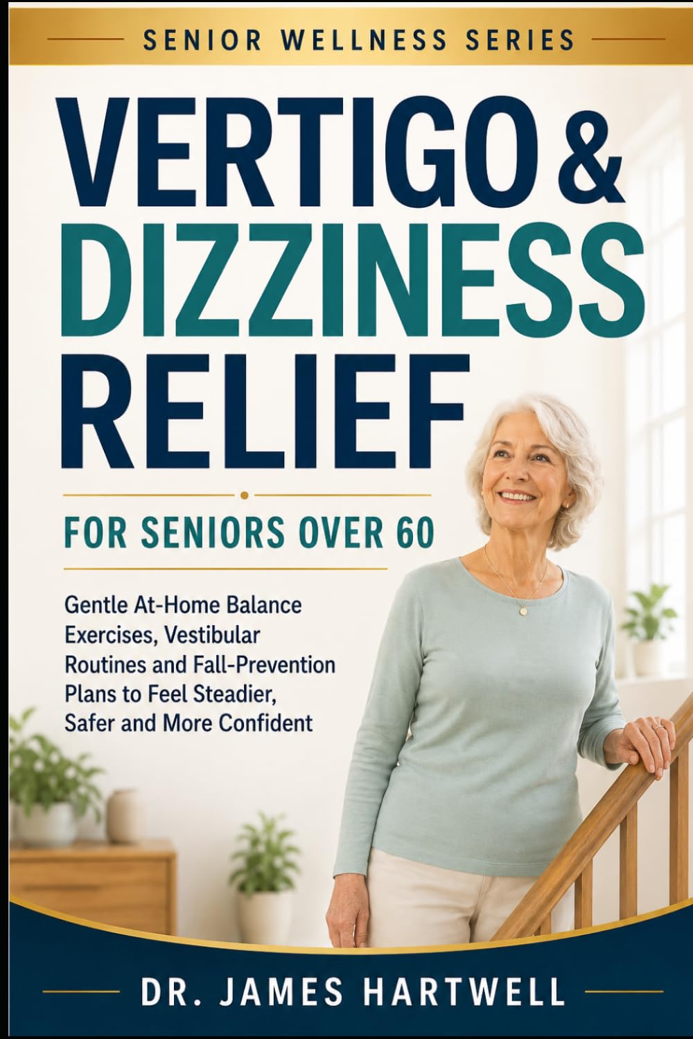 Vertigo & Dizziness Relief for Seniors Over 60: Gentle Balance, Vestibular and Fall-Prevention Routines to Feel Steadier, Safer and More Confident at Home (Senior Wellness Series)