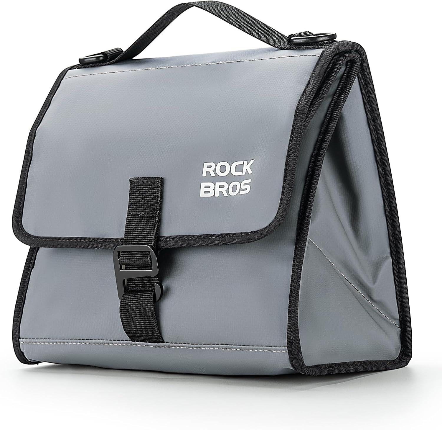 ROCKBROS Adjustable 4L-7L Bike Bag for Brompton Folding Bike, Insulated Lunch Bag Waterproof Front Storage Crossbody Bag