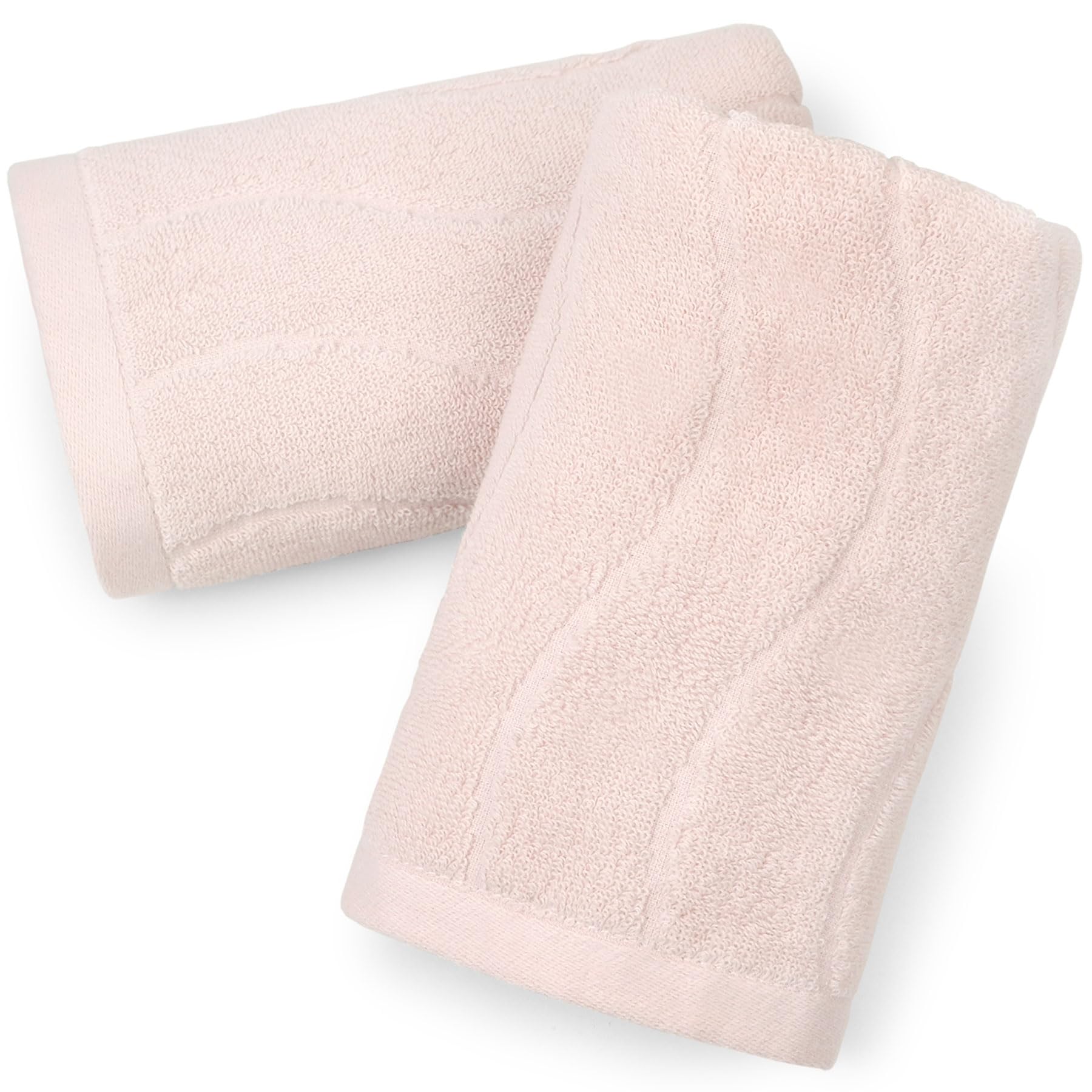 Essuie-mains à séchage rapide ultra absorbant jacquard rose pour salle de bain moderne