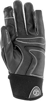 Zero Friction Men's Universal-Fit Performance Work Gloves, Black