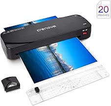 Laminator, Crenova A4 Laminator, 4 in 1 Thermal Laminator, 9 inches, 20 Laminating Pouches, Paper Trimmer, Corner Rounder - coolthings.us