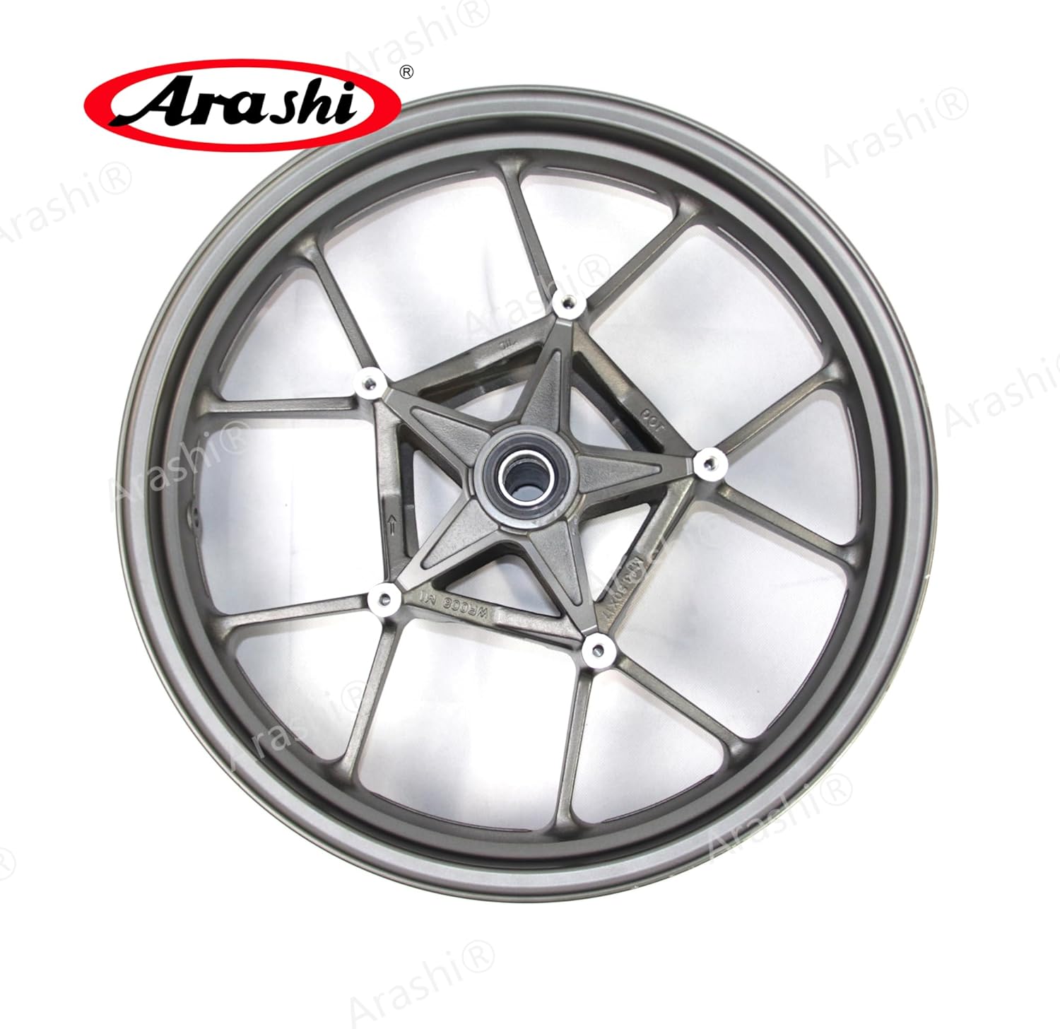 Arashi Front Wheel Rim for BMW S1000RR 2009-2018, S1000R 2014-2018, Motorcycle Replacement Accessories Parts Matte Gray