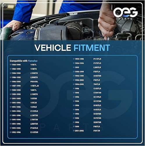 Miniatura 4 de OEG Parts - Arrancador marino compatible con motores externos Yamaha 1984-2002 115 130 150 175 200 HP 6E58180010, 6E58180011, 6E5-81800-12, SHI0031,