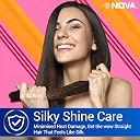 Nova NHS 841 Selfie Hair Straightener for Women (Blue) gallery image