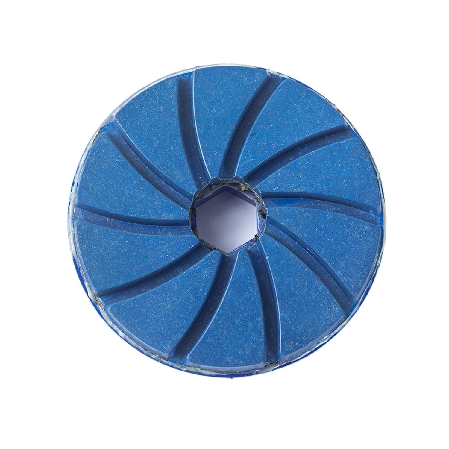 7Pc 100mm Snail Lock Diamond Granite Marble Buffing Stone Marble Polishing Pads Concrete Floor Polishing Pad Edge Grinding Wheel(50)