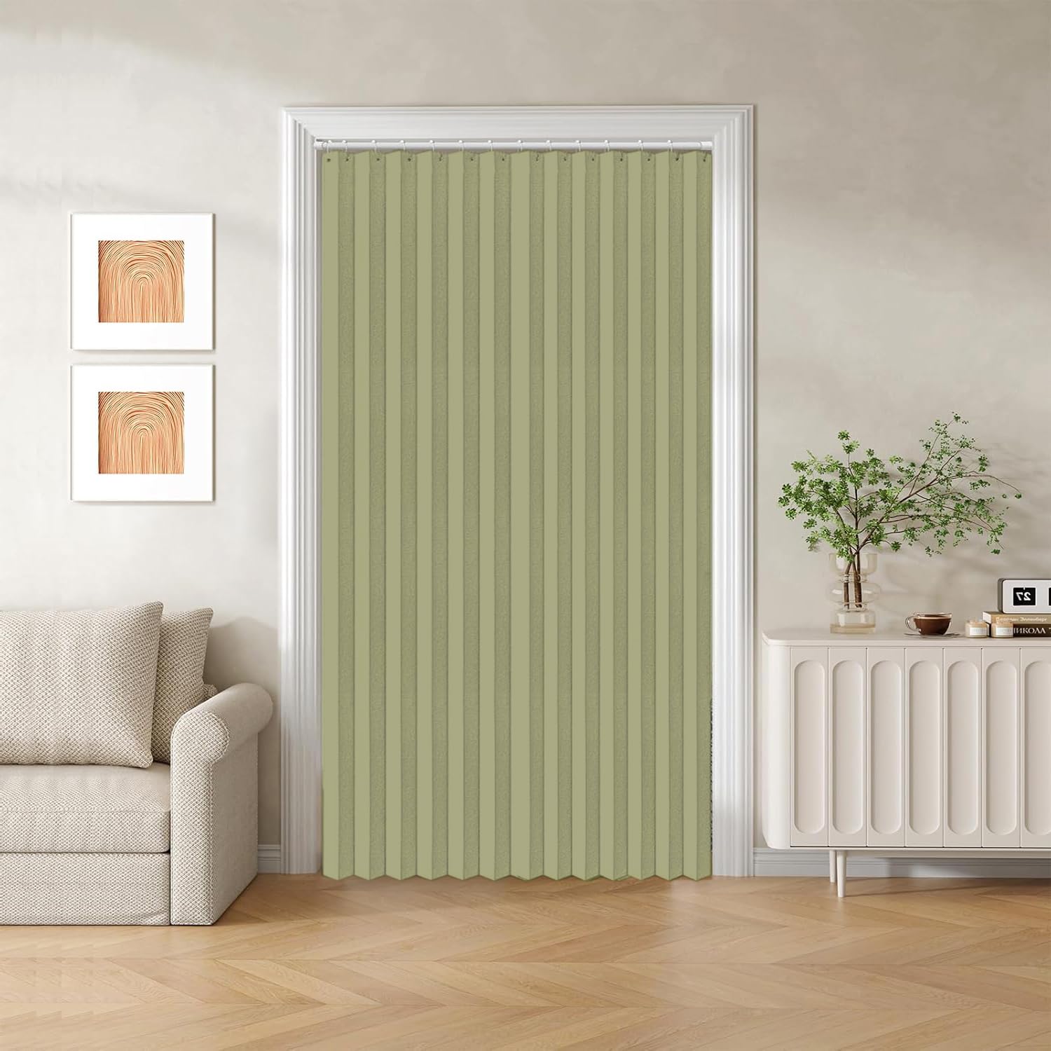 Rideau occultant magnétique anti-regards sans perçage vert 180x200 pour salle de bains