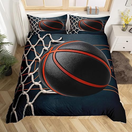 Miniatura 159 de Feelyou Juego de funda de edredón con estampado floral en 3D para niñas y niñas, elegante, con estampado floral morado, romántico, con purpurina