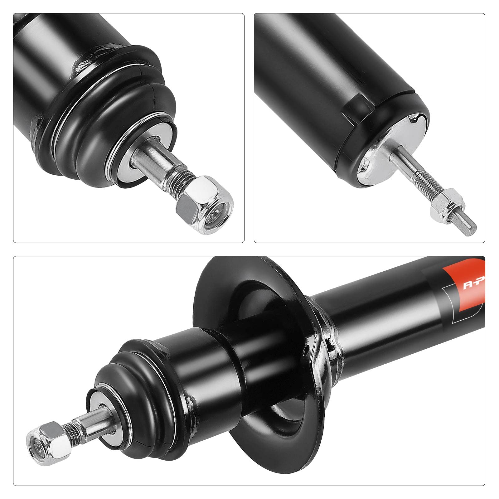 Frankberg 2 amortiguadores traseros de 366 mm a presión de gas 1633201313 | Compatible con: Clase M W163