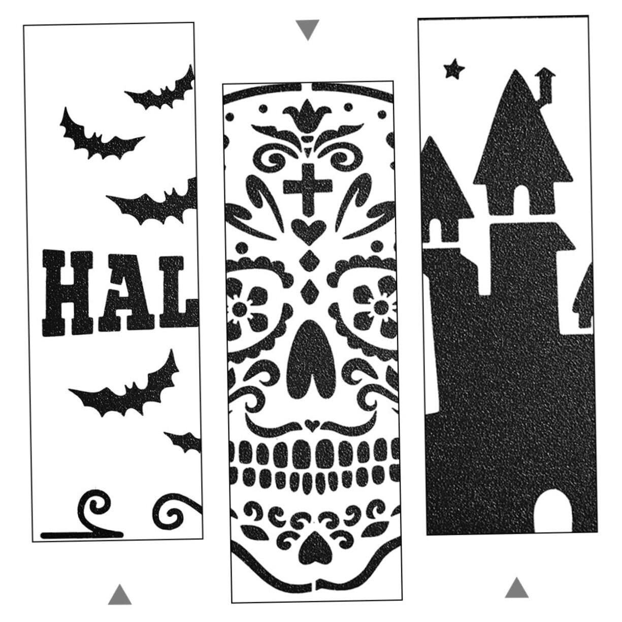 CORHAD 36piezas Plantillas De De Halloween Reutilizables Plantillas Para Manualidades Decoraciones y Proyectos